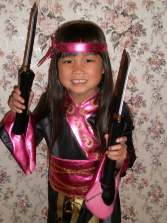 Kasen in her Ninja costume